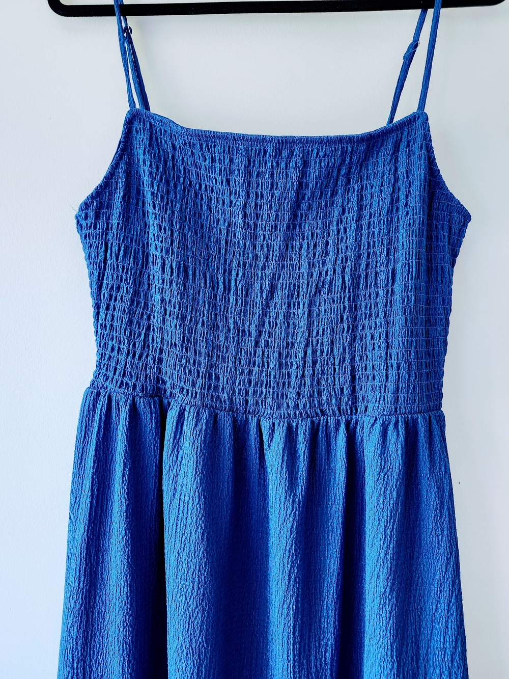 H&M Cobalt Blue Spaghetti-Strap Midi Dress - Picture 3 of 7
